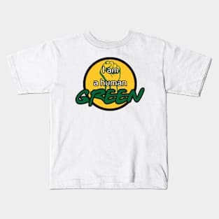 Human Green Kids T-Shirt